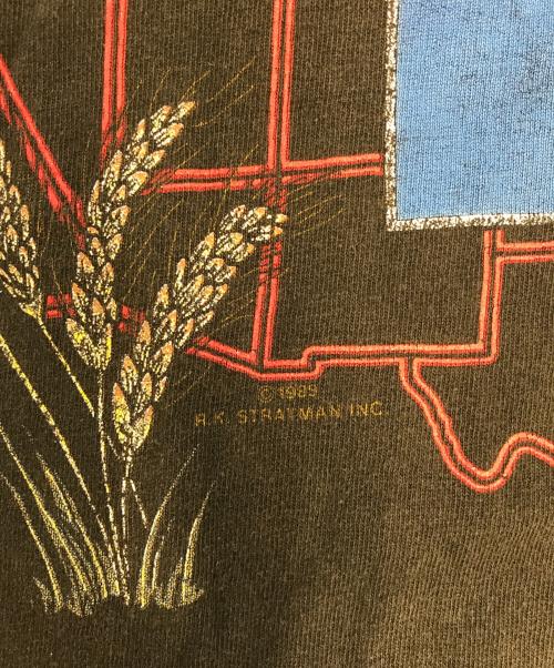 モーターサイクルTシャツ（モーターサイクルTシャツ）モーターサイクルTシャツ (モーターサイクルTシャツ) 80s HARLEY DAVIDSON(ハーレーダビッドソン) モーターサイクルTシャツ ブラック サイズ:Mの古着・服飾アイテム