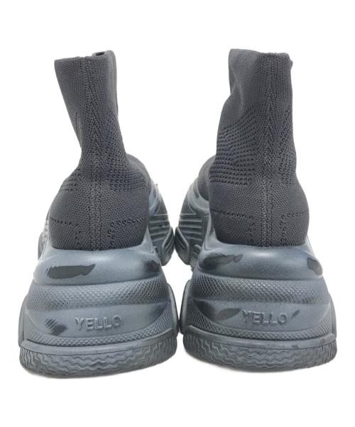 YELLO（イエロ）YELLO (イエロ) GRAUWAL SHORT BOOTS グレー サイズ:Lの古着・服飾アイテム