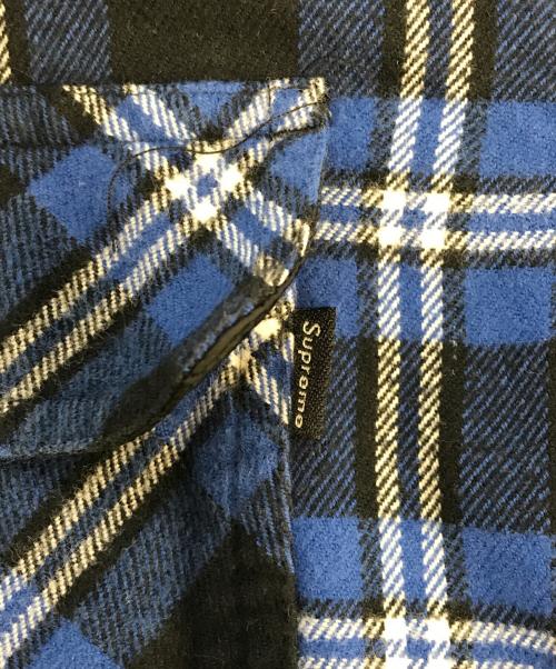 SUPREME（シュプリーム）SUPREME (シュプリーム) Arc Logo Flannel Shirt ブルー サイズ:Mの古着・服飾アイテム