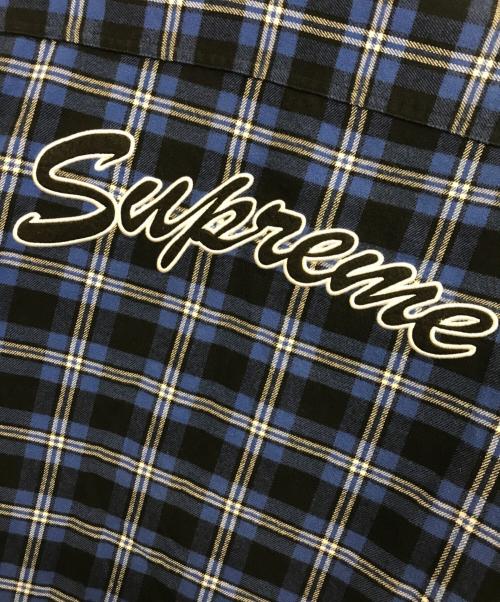 SUPREME（シュプリーム）SUPREME (シュプリーム) Arc Logo Flannel Shirt ブルー サイズ:Mの古着・服飾アイテム