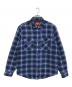 SUPREME（シュプリーム）の古着「Arc Logo Flannel Shirt」｜ブルー