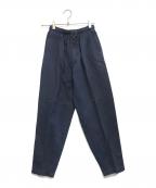 powell peraltaパウエルペラルタ）の古着「イージーピケパンツ」｜ブルー