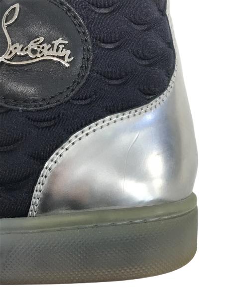 Christian Louboutin（クリスチャン・ルブタン）Christian Louboutin (クリスチャン・ルブタン) ハイカットスニーカー ブラック サイズ:41の古着・服飾アイテム