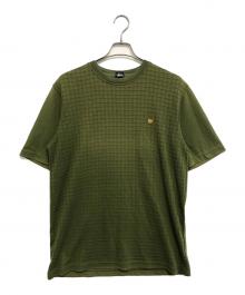 stussy（ステューシー）の古着「ワッフル地Tシャツ」｜グリーン