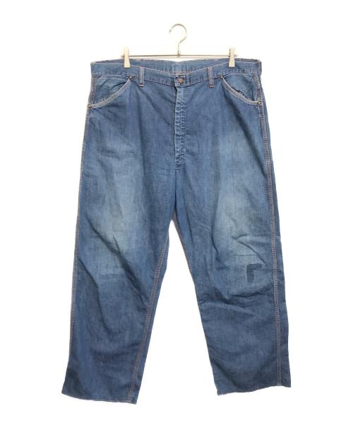 VINTAGE（ヴィンテージ）VINTAGE (ヴィンテージ) デニムペインターパンツ インディゴ サイズ:不明の古着・服飾アイテム