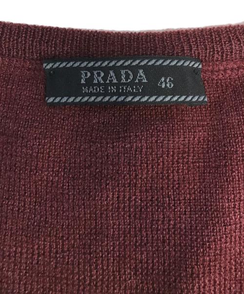 PRADA（プラダ）PRADA (プラダ) カシミヤニット ブラウン サイズ:46の古着・服飾アイテム