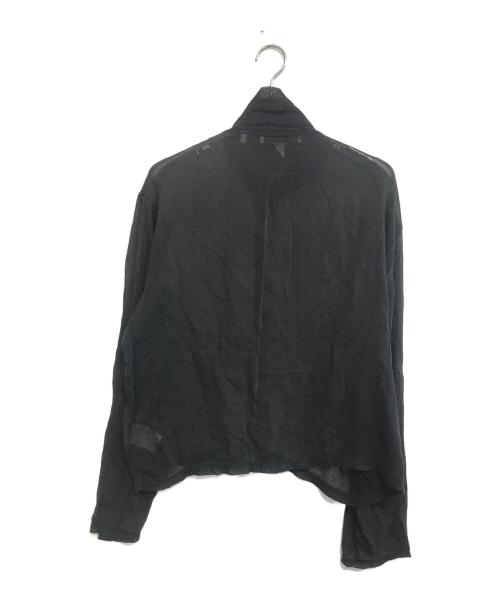 OUR LEGACY（アワーレガシー）OUR LEGACY (アワーレガシー) SHRUNKEN FULLZIP POLO ブラック サイズ:44の古着・服飾アイテム