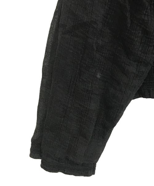 OUR LEGACY（アワーレガシー）OUR LEGACY (アワーレガシー) SHRUNKEN FULLZIP POLO ブラック サイズ:44の古着・服飾アイテム