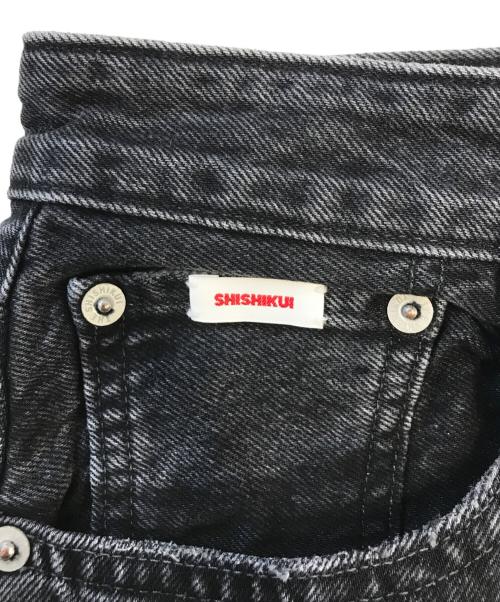 SHISHIKUI（シシクイ）SHISHIKUI (シシクイ) Daco デニムパンツ ブラック サイズ:36の古着・服飾アイテム