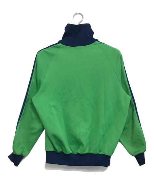 adidas（アディダス）adidas (アディダス) トラックジャケット グリーン×ブルー サイズ:4号の古着・服飾アイテム