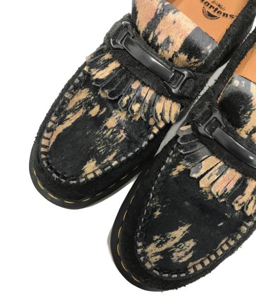 Dr.Martens（ドクターマーチン）Dr.Martens (ドクターマーチン) ADRIAN SNAFFLE レオパードローファー ブラック サイズ:UK8/USM9/EU42/USL10の古着・服飾アイテム