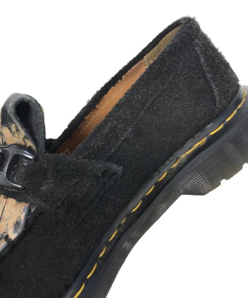 Dr.Martens（ドクターマーチン）Dr.Martens (ドクターマーチン) ADRIAN SNAFFLE レオパードローファー ブラック サイズ:UK8/USM9/EU42/USL10の古着・服飾アイテム