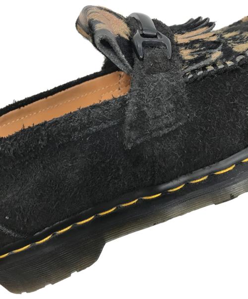 Dr.Martens（ドクターマーチン）Dr.Martens (ドクターマーチン) ADRIAN SNAFFLE レオパードローファー ブラック サイズ:UK8/USM9/EU42/USL10の古着・服飾アイテム