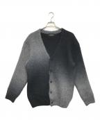 UNUSEDアンユーズド）の古着「Gradation MOHAIR Cardigan」｜ブラック
