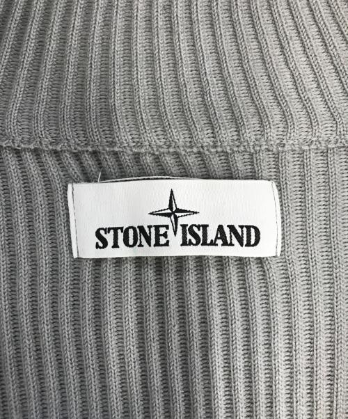 STONE ISLAND（ストーンアイランド）STONE ISLAND (ストーンアイランド) ドライバーズニット グレー サイズ:Lの古着・服飾アイテム