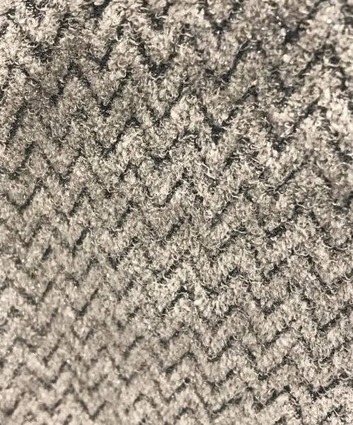 Jean Paul Gaultier homme（ジャンポールゴルチェオム）Jean Paul Gaultier homme (ジャンポールゴルチェオム) 半袖ラメニット グレー サイズ:48の古着・服飾アイテム