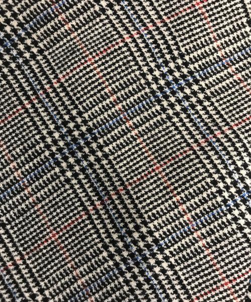 Jean Paul Gaultier FEMME（ジャンポールゴルチエ フェム）Jean Paul Gaultier FEMME (ジャンポールゴルチエ フェム) ハイネックチェックワンピース グレー サイズ:40の古着・服飾アイテム