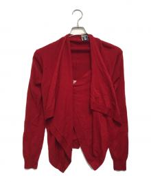 Jean Paul GAULTIER（ジャンポールゴルチェ）の古着「ニットカーディガン」｜レッド