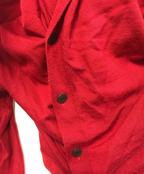 Jean Paul GAULTIER（ジャンポールゴルチェ）Jean Paul GAULTIER (ジャンポールゴルチェ) ニットカーディガン レッド サイズ:40の古着・服飾アイテム