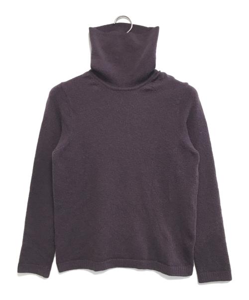 Jean Paul Gaultier homme（ジャンポールゴルチェオム）Jean Paul Gaultier homme (ジャンポールゴルチェオム) タートルネックニット パープル サイズ:Freeの古着・服飾アイテム