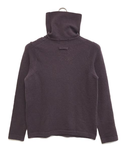 Jean Paul Gaultier homme（ジャンポールゴルチェオム）Jean Paul Gaultier homme (ジャンポールゴルチェオム) タートルネックニット パープル サイズ:Freeの古着・服飾アイテム