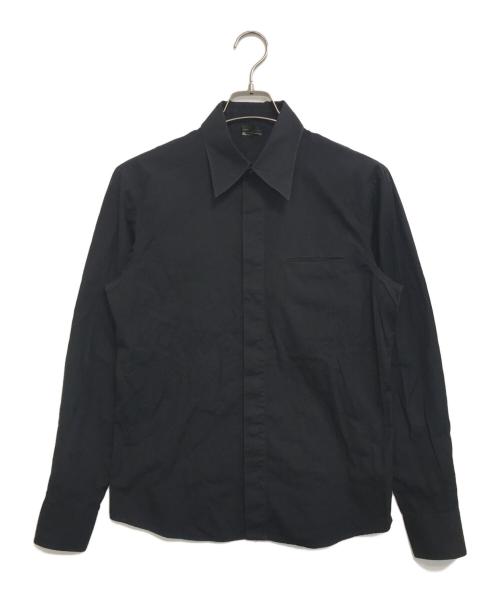 Jean Paul Gaultier homme（ジャンポールゴルチェオム）Jean Paul Gaultier homme (ジャンポールゴルチェオム) 比翼シャツ ネイビー サイズ:48の古着・服飾アイテム