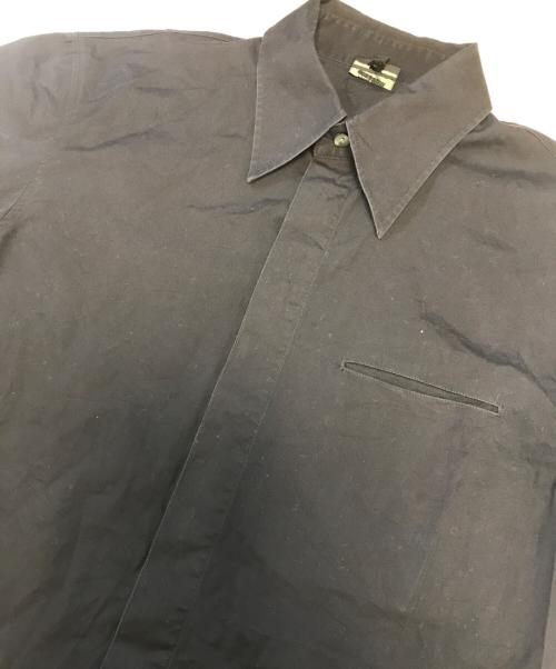 Jean Paul Gaultier homme（ジャンポールゴルチェオム）Jean Paul Gaultier homme (ジャンポールゴルチェオム) 比翼シャツ ネイビー サイズ:48の古着・服飾アイテム