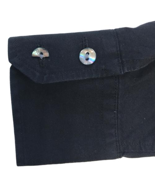 Jean Paul Gaultier homme（ジャンポールゴルチェオム）Jean Paul Gaultier homme (ジャンポールゴルチェオム) 比翼シャツ ネイビー サイズ:48の古着・服飾アイテム