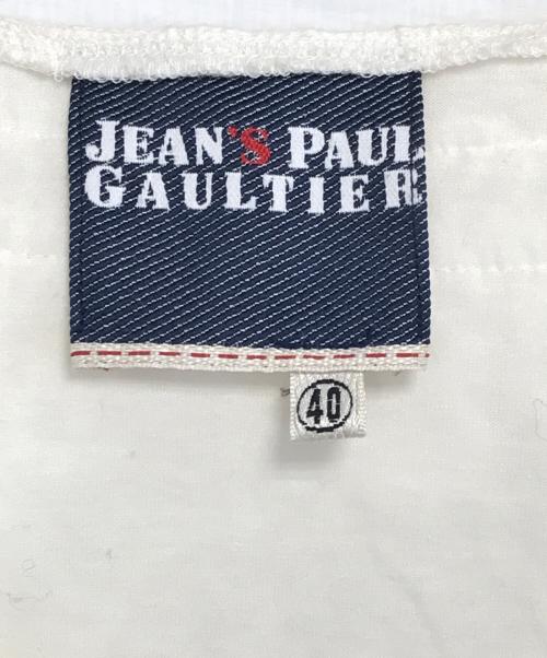 Jean Paul GAULTIER（ジャンポールゴルチェ）Jean Paul GAULTIER (ジャンポールゴルチェ) フリルブラウス ホワイト サイズ:40の古着・服飾アイテム