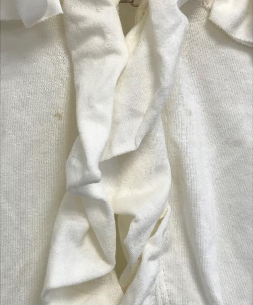 Jean Paul GAULTIER（ジャンポールゴルチェ）Jean Paul GAULTIER (ジャンポールゴルチェ) フリルブラウス ホワイト サイズ:40の古着・服飾アイテム