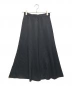 Jean Paul GAULTIERジャンポールゴルチェ）の古着「サテンロングスカート」｜ブラック
