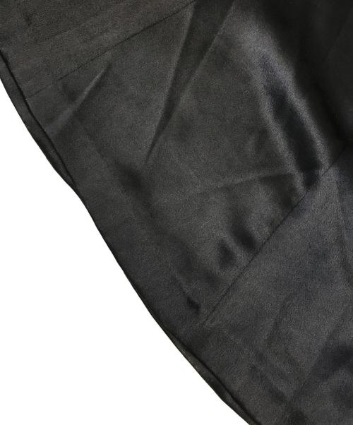 Jean Paul GAULTIER（ジャンポールゴルチェ）Jean Paul GAULTIER (ジャンポールゴルチェ) サテンロングスカート ブラック サイズ:9の古着・服飾アイテム