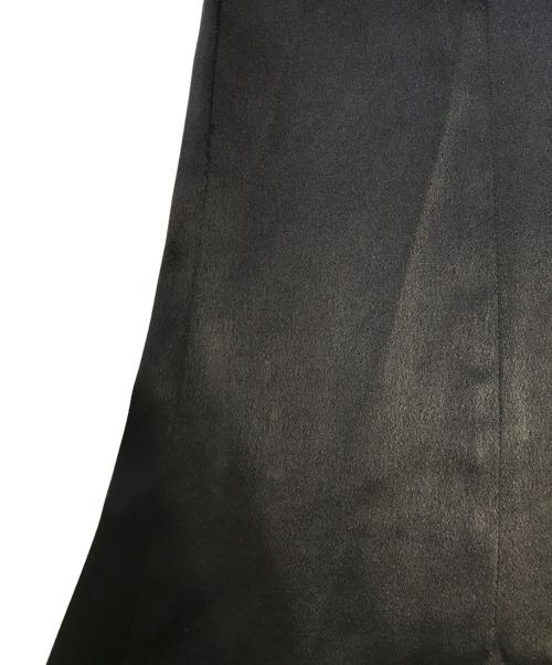 Jean Paul GAULTIER（ジャンポールゴルチェ）Jean Paul GAULTIER (ジャンポールゴルチェ) サテンロングスカート ブラック サイズ:9の古着・服飾アイテム
