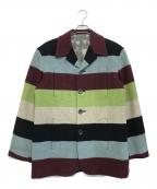 Jean Paul Gaultier hommeジャンポールゴルチェオム）の古着「ボーダージャケット」｜マルチカラー