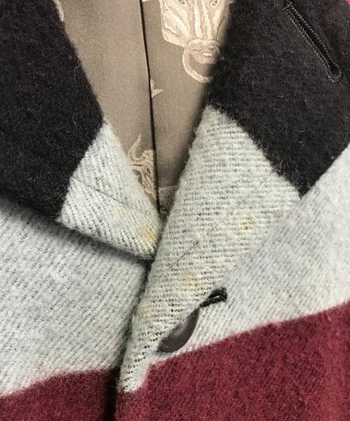 Jean Paul Gaultier homme（ジャンポールゴルチェオム）Jean Paul Gaultier homme (ジャンポールゴルチェオム) ボーダージャケット マルチカラー サイズ:48の古着・服飾アイテム