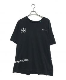 OFFWHITE（オフホワイト）の古着「STENCIL S/S OVER Tee」｜ブラック