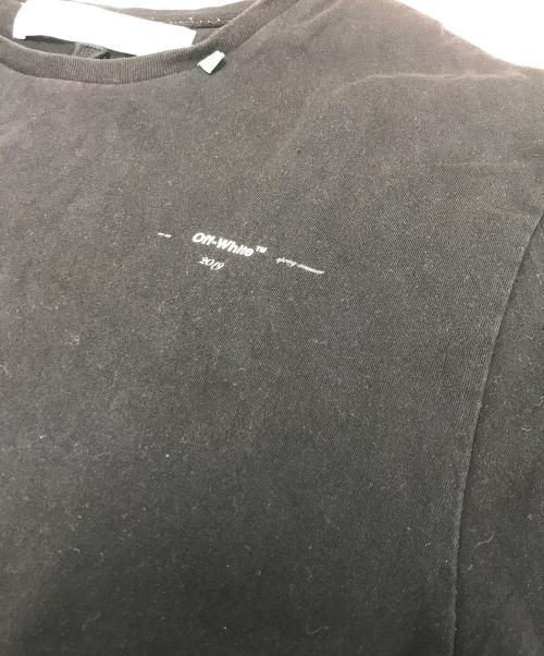 OFFWHITE（オフホワイト）OFFWHITE (オフホワイト) STENCIL S/S OVER Tee ブラック サイズ:Ｍの古着・服飾アイテム