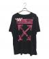 OFFWHITE (オフホワイト) STENCIL S/S OVER Tee ブラック サイズ:Ｍ：12000円