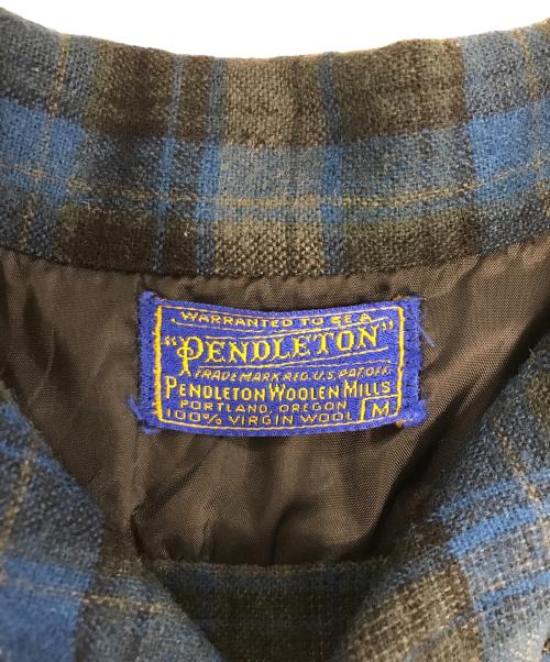 PENDLETON（ペンドルトン）PENDLETON (ペンドルトン) ボードシャツ ブルー サイズ:Mの古着・服飾アイテム