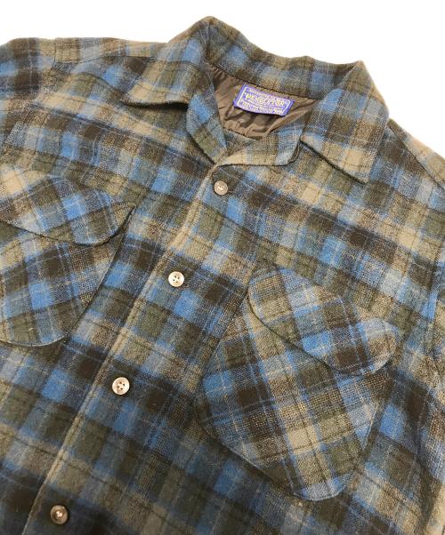 PENDLETON（ペンドルトン）PENDLETON (ペンドルトン) ボードシャツ ブルー サイズ:Mの古着・服飾アイテム