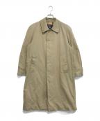 Burberry'sバーバリーズ）の古着「裏地ノヴァチェックステンカラーコート」｜ベージュ