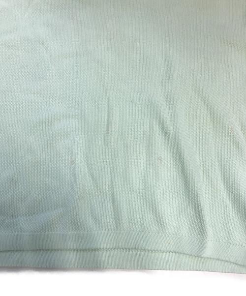 HERMES（エルメス）HERMES (エルメス) レザーストラップハーフジップポロシャツ ホワイト サイズ:Mの古着・服飾アイテム