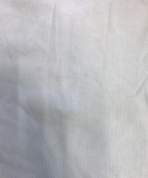 HERMES（エルメス）HERMES (エルメス) レザーストラップハーフジップポロシャツ ホワイト サイズ:Mの古着・服飾アイテム