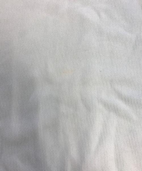 HERMES（エルメス）HERMES (エルメス) レザーストラップハーフジップポロシャツ ホワイト サイズ:Mの古着・服飾アイテム