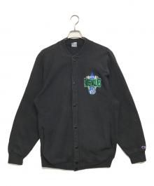 Champion（チャンピオン）の古着「スナップカーディガン」｜ブラック