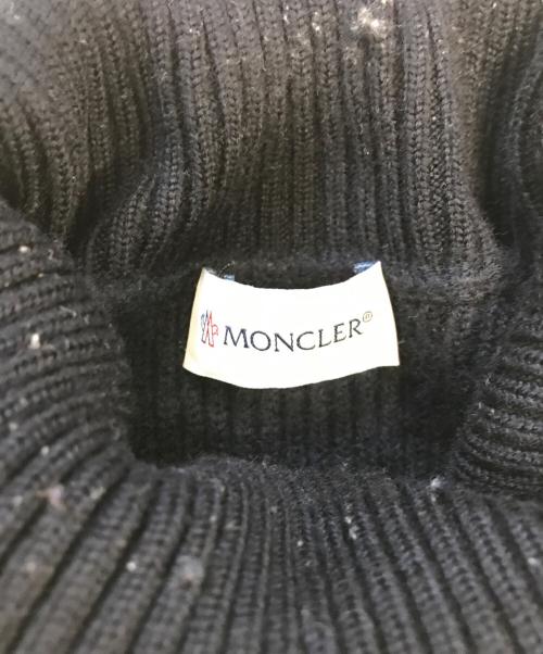 MONCLER（モンクレール）MONCLER (モンクレール) ボーダータートルネックニット ネイビー サイズ:表記なしの古着・服飾アイテム