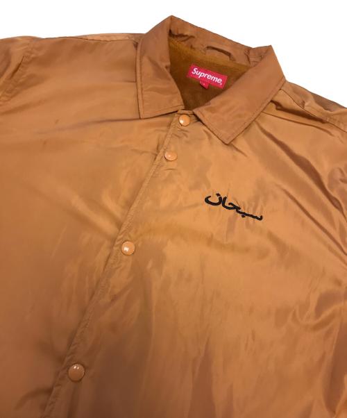 SUPREME（シュプリーム）SUPREME (シュプリーム) Arabic Logo Coaches Jacket オレンジ サイズ:Lの古着・服飾アイテム