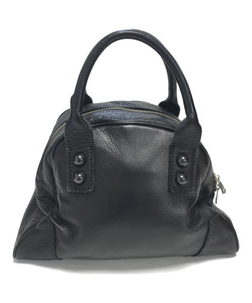 DECADE（ディケイド）DECADE (ディケイド) オイルドカウレザーミニボストントート ブラック サイズ:表記なしの古着・服飾アイテム