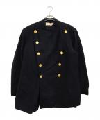 VINTAGEヴィンテージ）の古着「ポリスウールジャケット」｜ネイビー