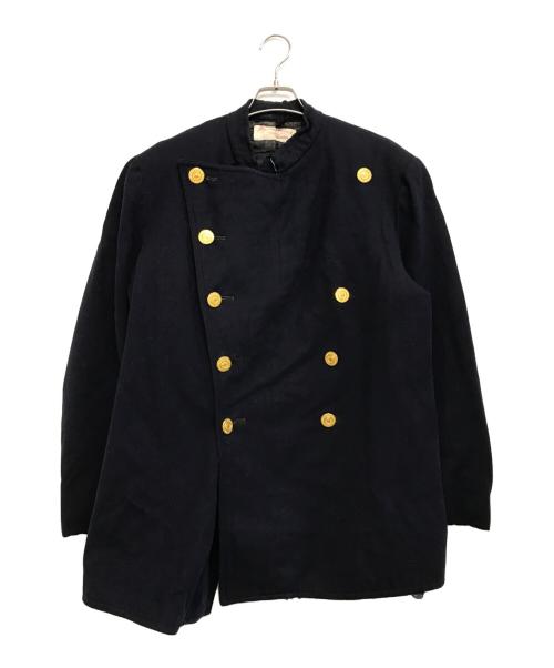VINTAGE（ヴィンテージ）VINTAGE (ヴィンテージ) ポリスウールジャケット ネイビー サイズ:不明の古着・服飾アイテム